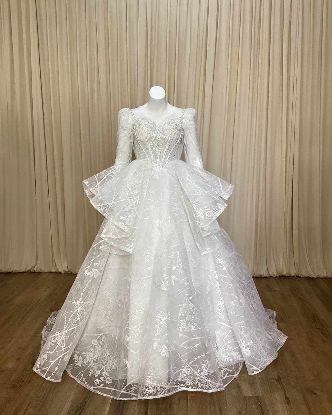 A-line wedding dress